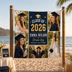Graduation Photo Linen Tapestry – product photo 4