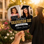 Custom Photo Graduation Fan, Class of 2026 Keepsake – product photo 2