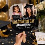 Custom Photo Graduation Fan, Class of 2026 Keepsake – main product view