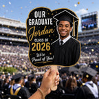Custom Graduation Photo Fan, Class of 2026 Keepsake Prop – main product view