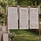 Bridal Brunch Lace Banner, Personalized Sheer Welcome Sign – product photo 10