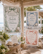 Coastal Wedding Linen Tapestry – product photo 5