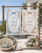 Coastal Wedding Linen Tapestry – product photo 6