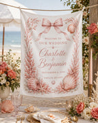 Coastal Wedding Linen Tapestry – product photo 9