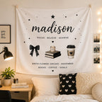 Personalized Name Linen Tapestry – product photo 8