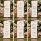 Personalized Satin Bridal Shower Welcome Banner, Custom Event Decor – product photo 4