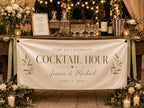 Cocktail Hour Wedding Banner – main product view
