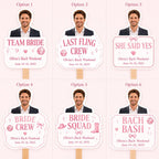 Bachelorette Face Fan, Custom Groom Photo Fan – product photo 4