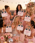 Bachelorette Face Fan, Custom Groom Photo Fan – product photo 6