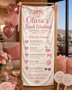 Bachelorette Weekend Itinerary Banner – main product view
