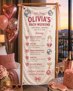 Bachelorette Weekend Itinerary Banner – product photo 2