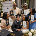 Custom Photo Graduation Fans – product photo 2