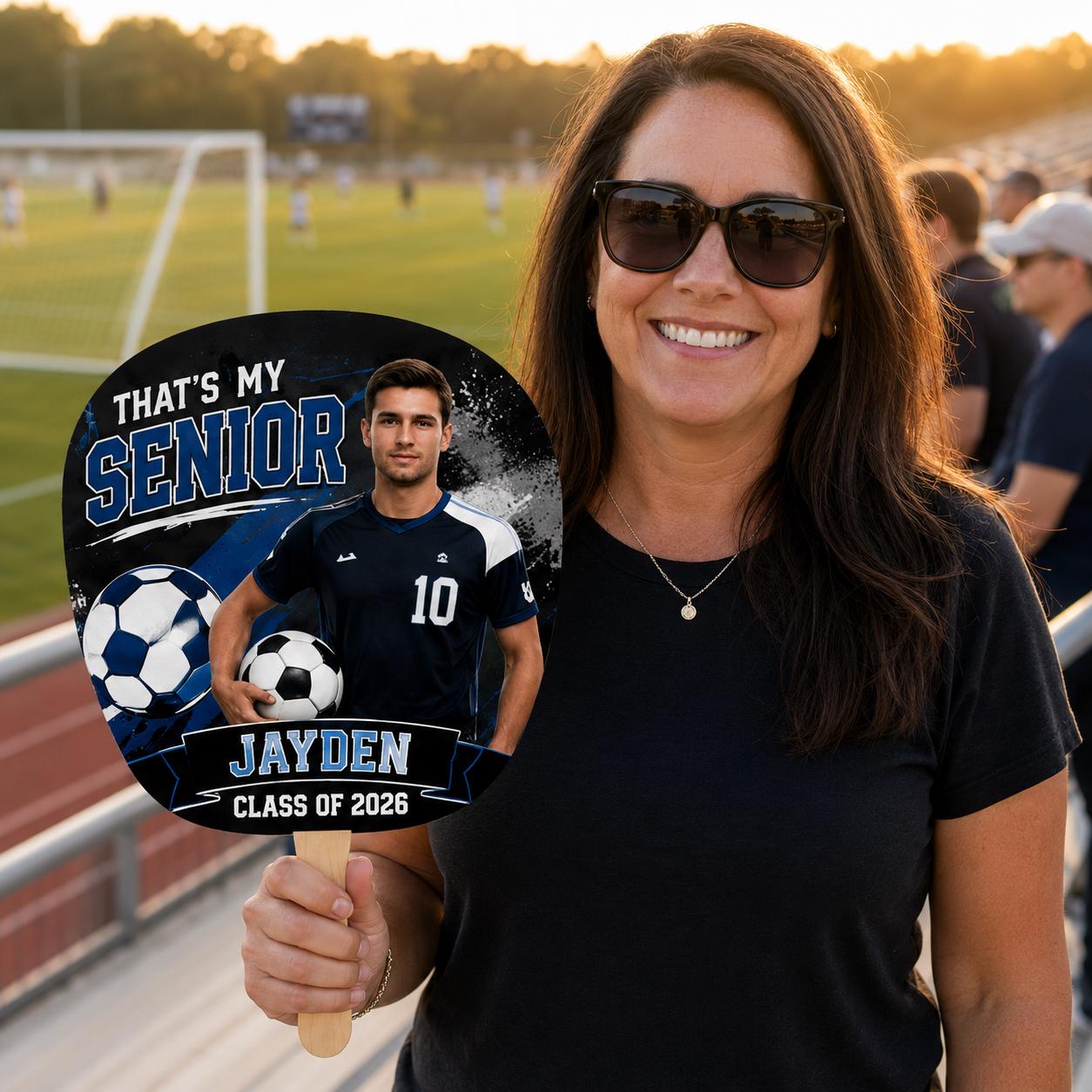 Custom Senior Night Football Fan, Personalized Athlete Photo Prop (Class of 2026) - product image 8