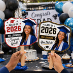Custom Graduation Photo Fan, Class of 2026 Personalized Grad Prop – product photo 4