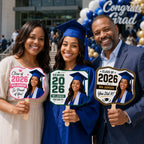 Custom Graduation Photo Fan, Class of 2026 Personalized Grad Prop – product photo 6
