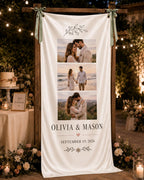 Personalized Satin Engagement Banner – product photo 10