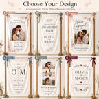 Personalized Satin Engagement Banner – product photo 3