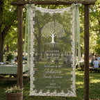 Bachelorette Cocktail Linen Tapestry, Personalized Bride Party Backdrop, Custom Coquette Bow – main product view