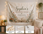 Personalized Reading Nook Linen Tapestry – product photo 5