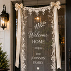 Personalized Seasonal Lace Door Banner – product photo 6