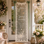 Personalized Seasonal Lace Door Banner – product photo 7