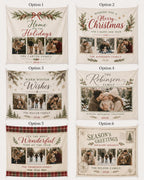 Christmas Family Photo Tapestry – product photo 2