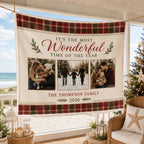 Christmas Family Photo Tapestry – product photo 7