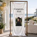 Graduation Fabric Welcome Banner – main product view