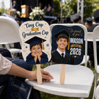 Custom Graduation Photo Fan, Class of 2026 Grad Prop, Personalized Keepsake – product photo 6