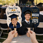 Custom Graduation Photo Fan, Class of 2026 Grad Prop, Personalized Keepsake – product photo 8