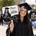 Custom Photo Graduation Fan, Class of 2026 Future Nurse Prop – product photo 4