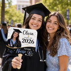 Custom Photo Graduation Fan, Class of 2026 Future Nurse Prop – product photo 7