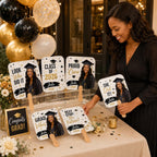 Custom Graduation Photo Hand Fans – product photo 2