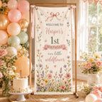 Wildflower First Birthday Banner – product photo 8
