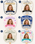 Custom Graduation Photo Fan, Class of 2026 Grad Party Prop, Personalized Keepsake – product photo 3