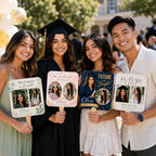 Custom Double Photo Graduation Fan – product photo 5