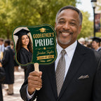 Custom Photo Graduation Fan, Class of 2026 Proud Grandma Prop – product photo 6