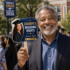 Custom Photo Graduation Fan, Class of 2026 Proud Grandma Prop – product photo 10