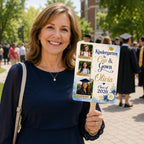 Custom Graduation Photo Fan, Class of 2026 Grad Prop, Personalized Timeline Keepsake – product photo 5