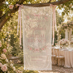 Personalized Lace Bridal Brunch Banner – product photo 5