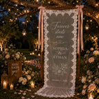 Personalized Lace Engagement Banner – product photo 9