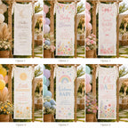 Personalized Lace Baby Shower Banner, Romantic Garden Party Decor – product photo 2