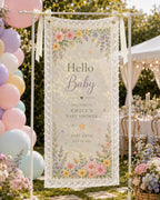 Personalized Baby Shower Banner – product photo 10