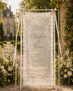 French Chateau Wedding Lace Banner – product photo 8