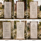French Chateau Wedding Lace Banner – product photo 2