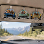 Custom Photo Visor Clip, Personalized Vacation Family Car Accessory – product photo 5