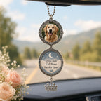 Custom Photo Car Charm, Drive Safe Rearview Mirror Keepsake – product photo 5