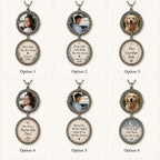 Custom Photo Car Charm, Drive Safe Rearview Mirror Keepsake – product photo 2