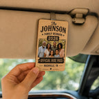 Personalized Wooden Family Reunion Ride Pass – product photo 2