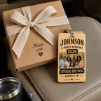 Personalized Wooden Family Reunion Ride Pass – product photo 5